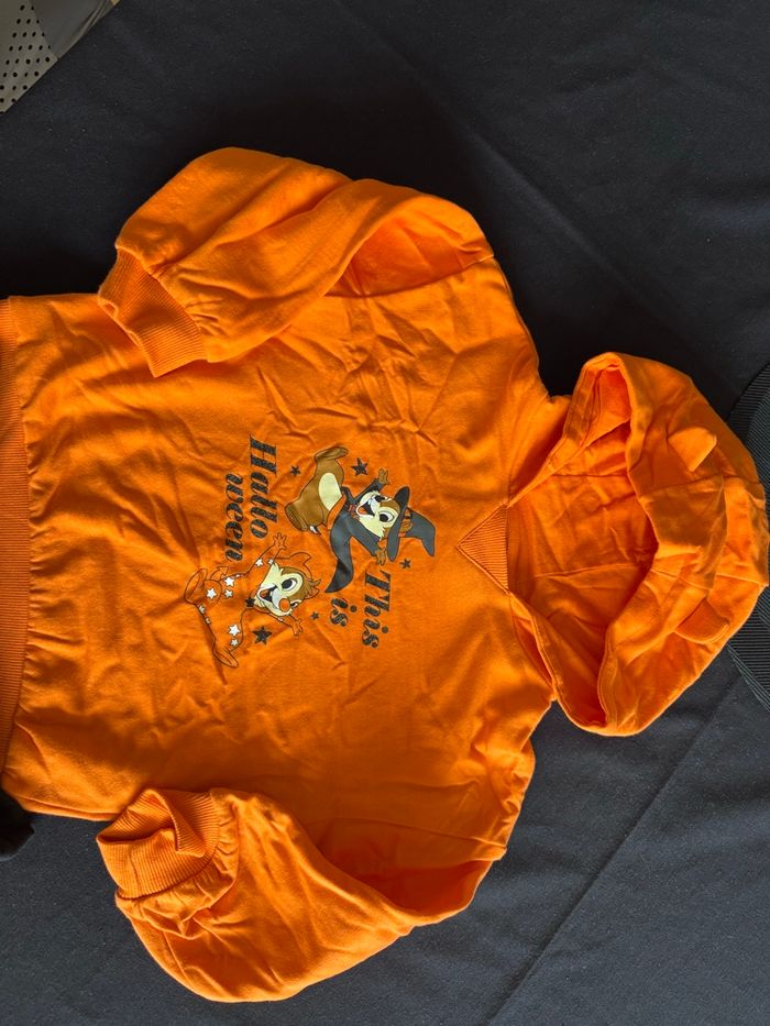 Sweat Halloween Tic et Tac Orange 36 mois - photo numéro 3