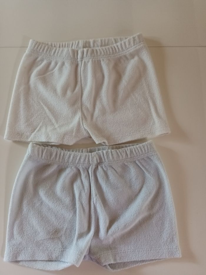 Lot 2 shorts éponge