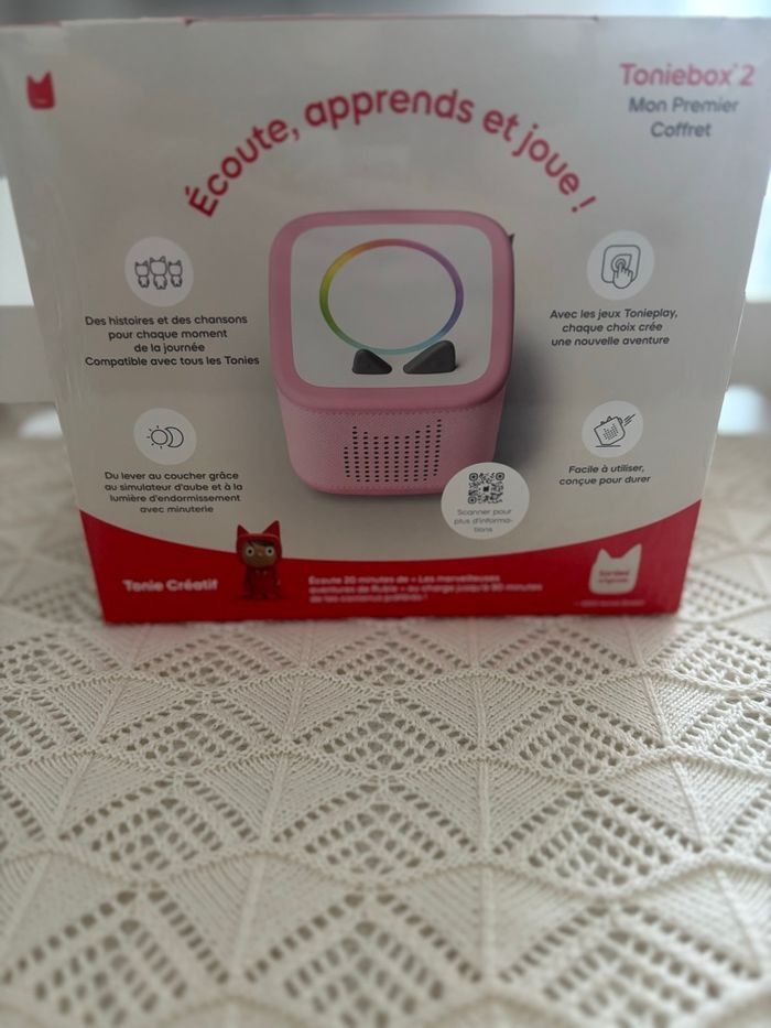 Toniebox 2 rose tonies neuve jamais ouverte - photo numéro 2