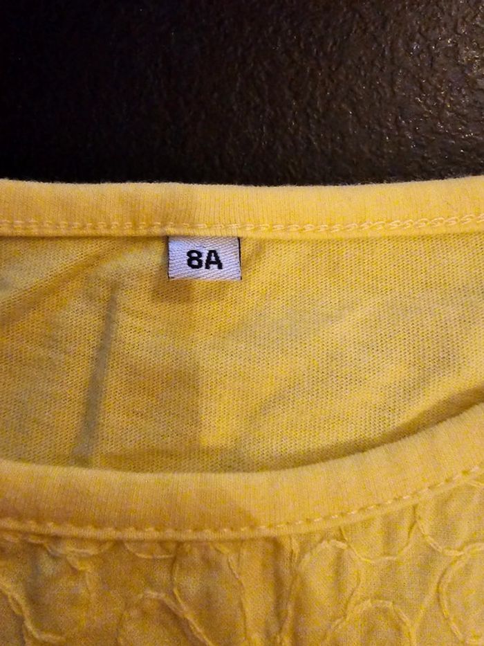 T shirt jaune pastel - photo numéro 2