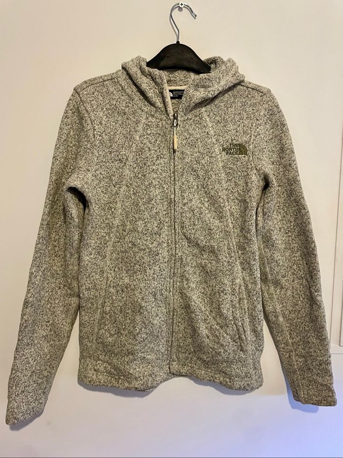 Veste polaire à capuche The North Face grise femme XS