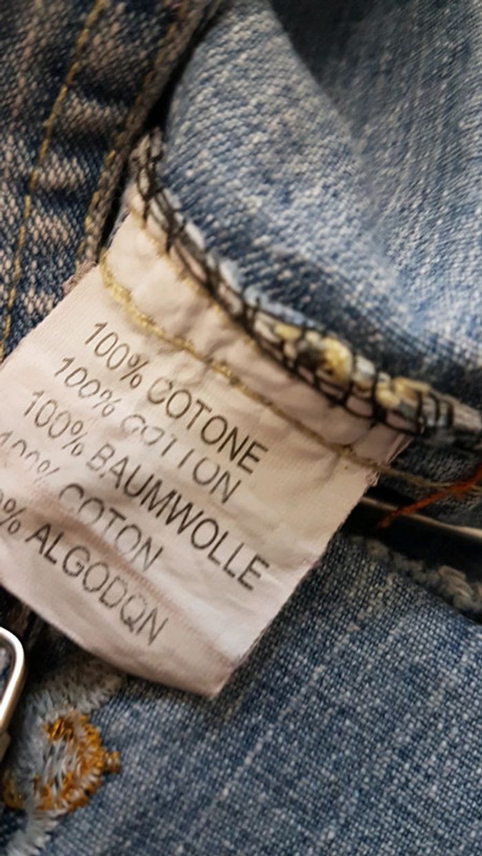 Salopette en Jean 6/9 mois - photo numéro 7