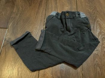 pantalon à carreaux gris Anthracite sergent major 3 ans