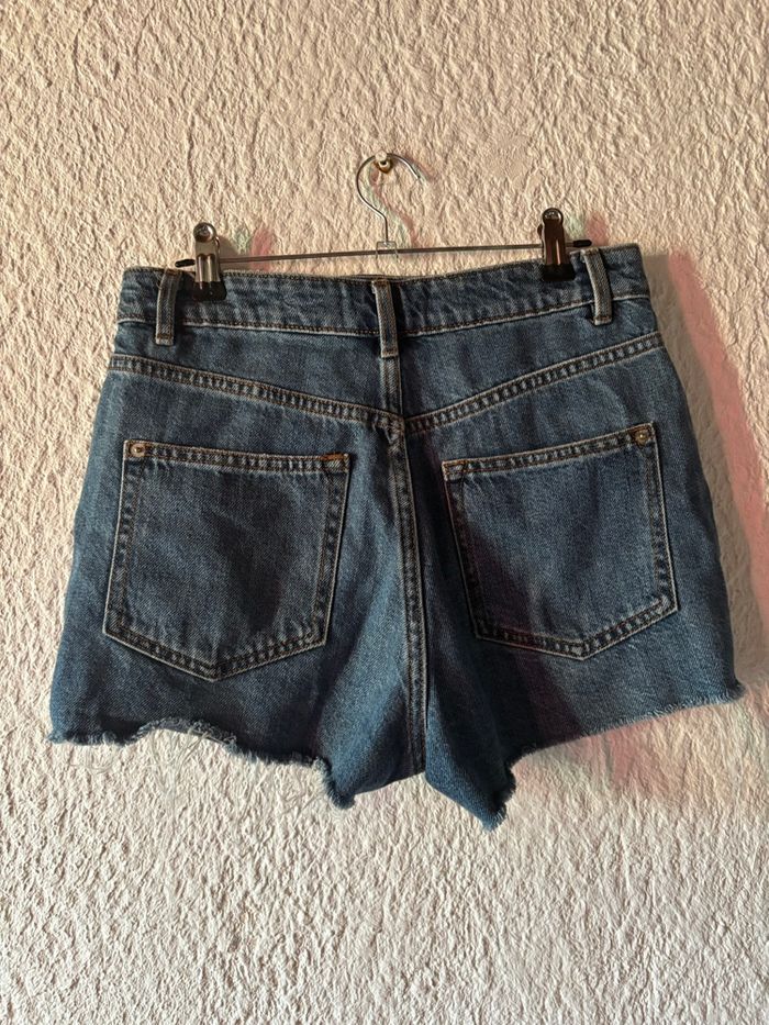 Short en Jean Pimkie - Taille Haute & Effet Effiloché - Taille S / 36