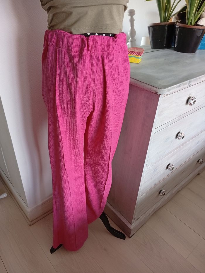 Pantalon en maille torsadé, ceinture élastique - photo numéro 3