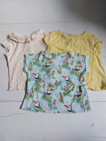 Lot de 3 t-shirts manches courtes Zara / Kiabi