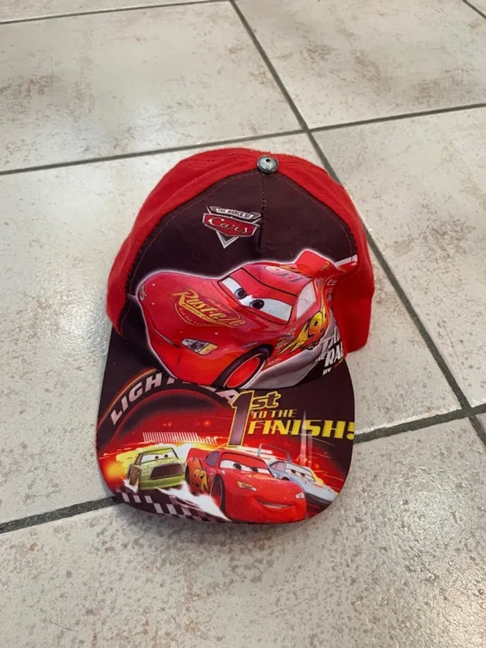 Casquette Cars Flash Mc Queen 3-5ans