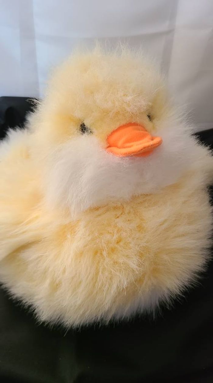 Canard de Pâques Russ en peluche vintage Waddles