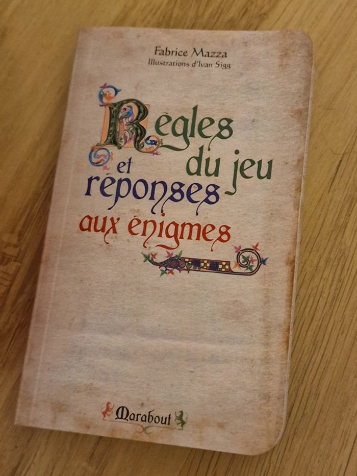Jeu La  Boite a énigmes Marabout - photo numéro 6