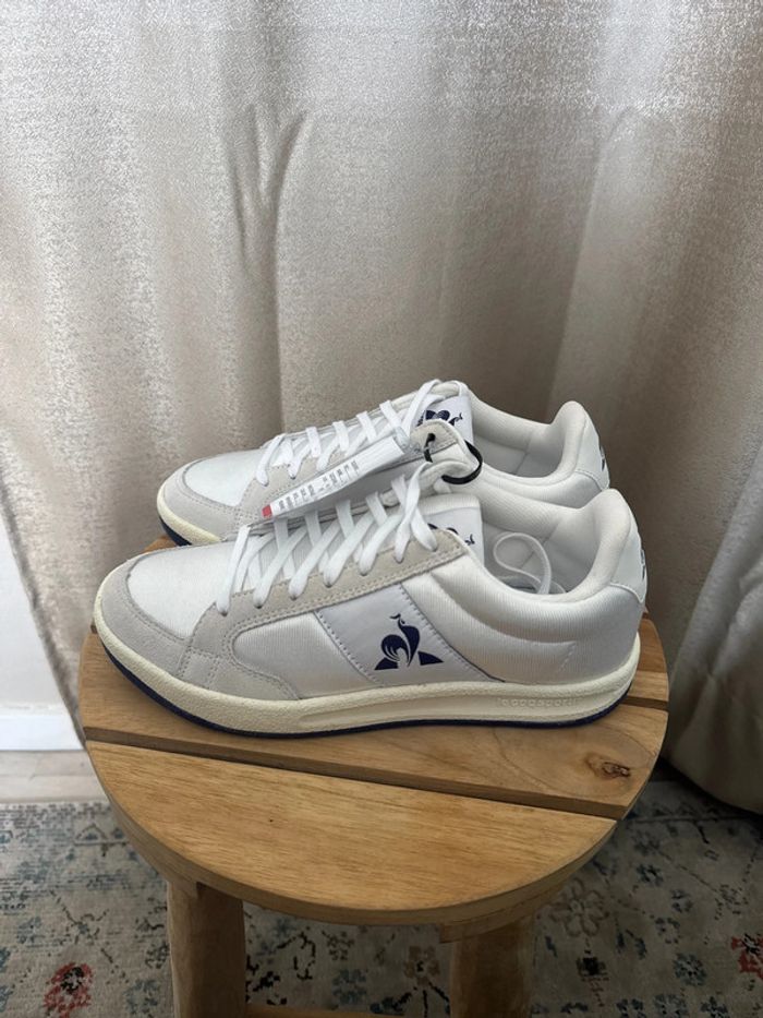 Baskets Le Coq Sportif Ashe Team W blanches – Taille 38 neuves
