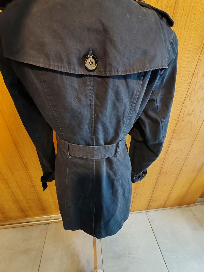 Trench bleu marine taille M 38 - photo numéro 3