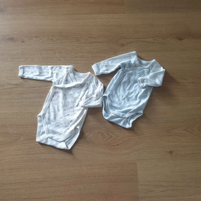 💚 Lot de 2 bodies Petit bateau 1 mois #emyfleury_1moisgarçon