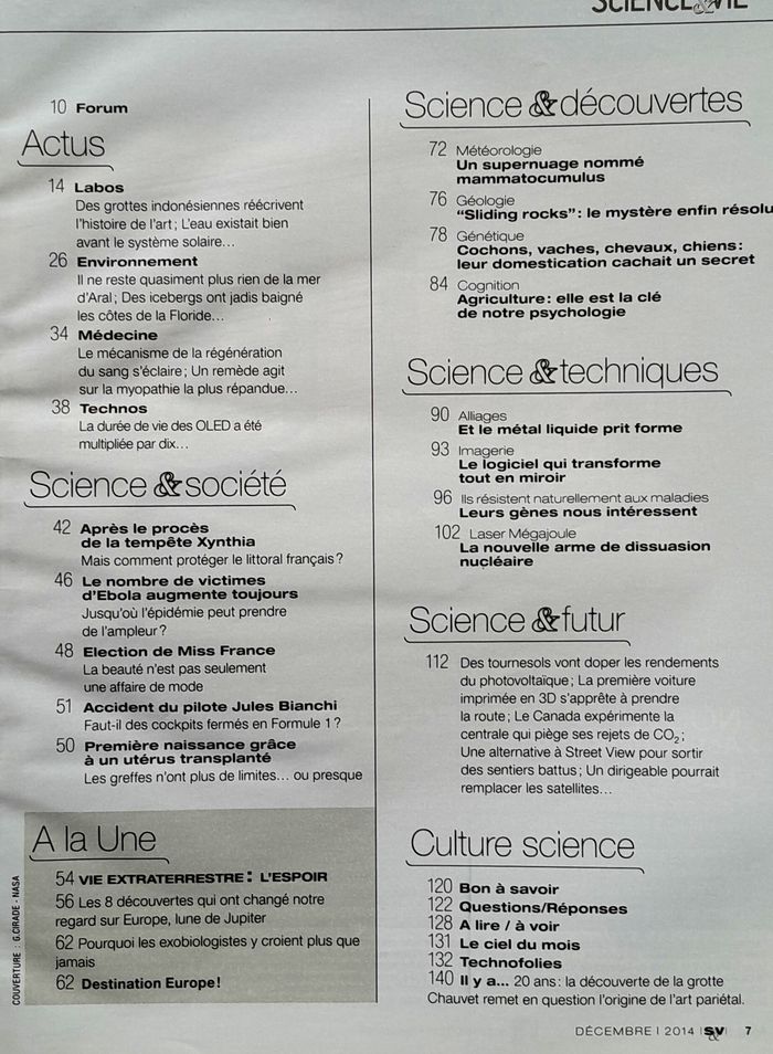 5 magazines science & vie thème Vie extraterrestre - photo numéro 7