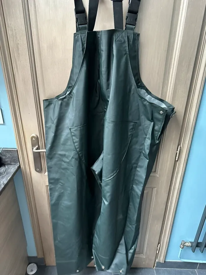 Salopette de pêche imperméable vert foncé Carhartt 4XL - photo numéro 13