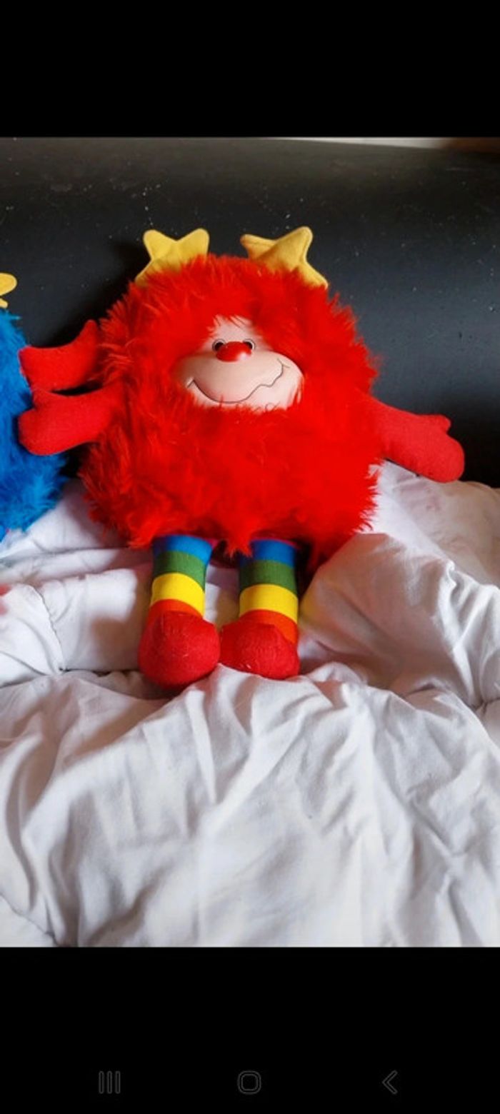Peluche lutin rainbow brite vintage