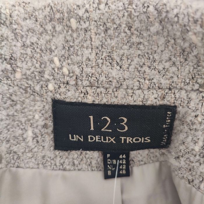 Veste bouclée beige chiné T 44 1un, 2deux, 3trois - photo numéro 5