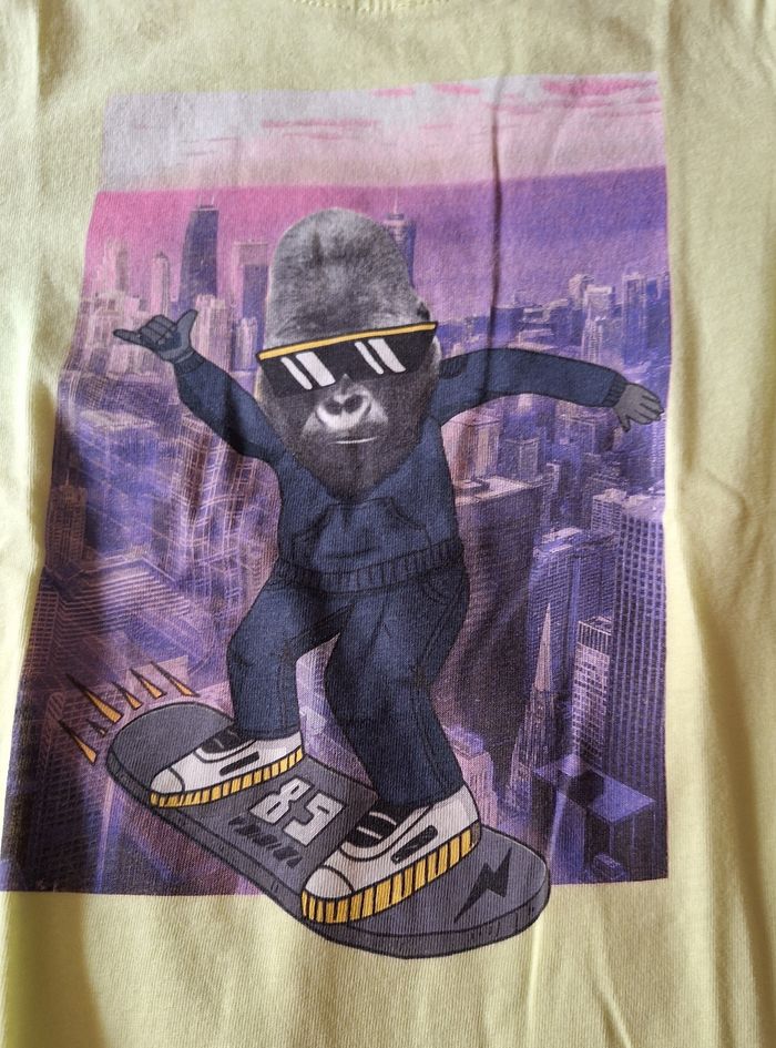 Tee-shirt manches longues Singe In Extenso 6 ans - photo numéro 2