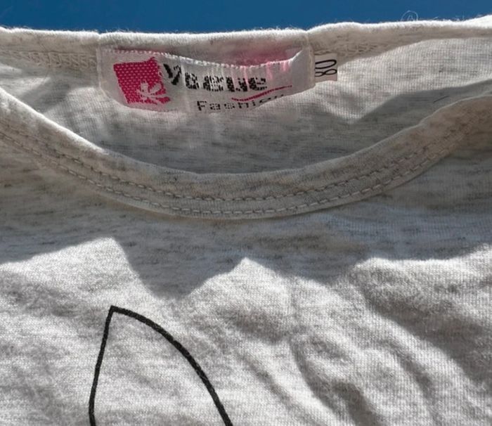 đŁ T-shirt bĂ©bĂ© motif lapin - 12-18 mois trĂšs bon Ă©tat đŁ - photo numĂ©ro 2