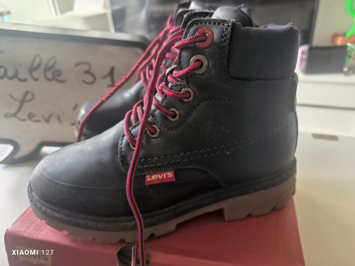 Bottines Levi's bleu marine - photo numéro 2