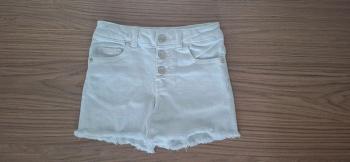 Short en jean blanc mango 6 ans neuf