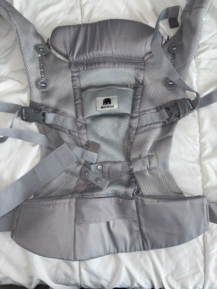 Porte-bébé Ergonomique Meinkind - Gris - Bon état - photo numéro 2