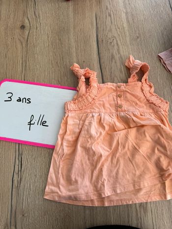 T shirt débardeur fille