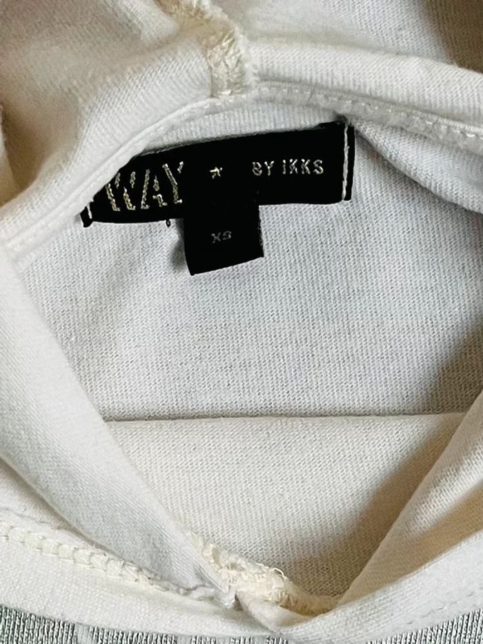 T-shirt crop tops bio à capuche IKKS T-12 ans/ XS - photo numéro 3