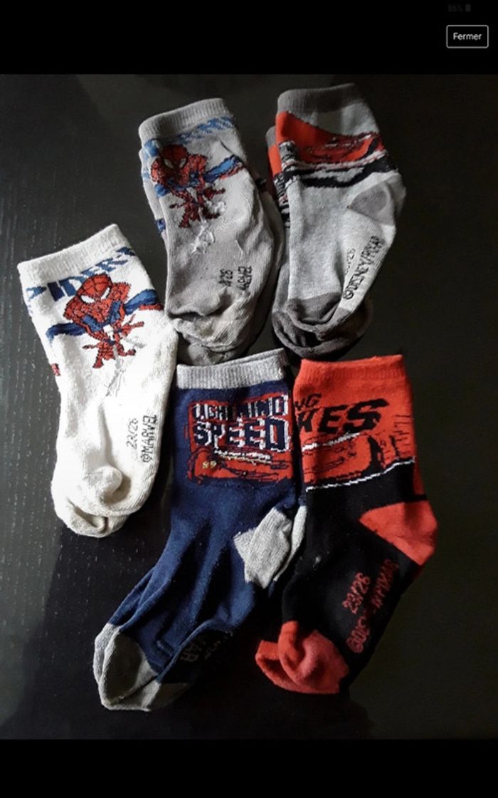 Lot chaussettes 23/26 - photo numéro 3