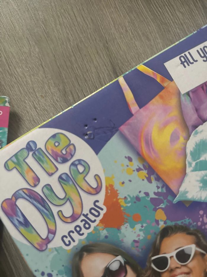 Jeux créatif customs Tie and dye neuf coloration vêtements tissus - photo numéro 3