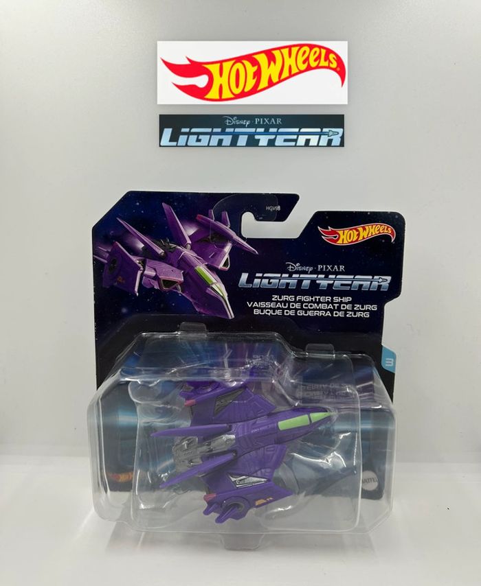 Disney/ Hotwheels Collector Buzz Lightyear Modèle: Zurg Fighter Ship (Neuf sous Blister)