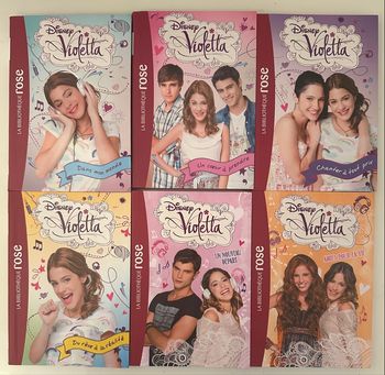 Lot de 10 livres Violetta - Bibliothèque Rose - Très bon état 