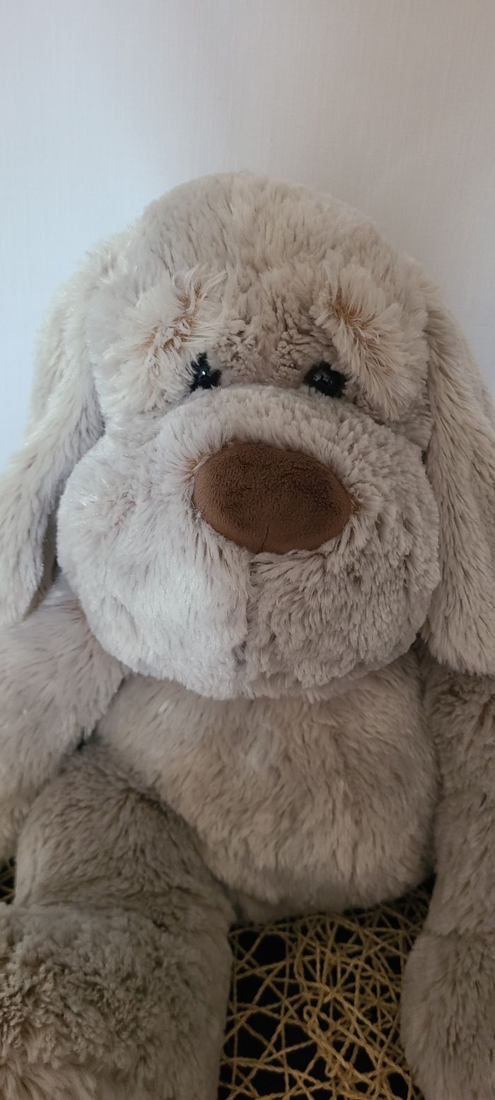 Gipsy Toys - Chien Flatoutou - Peluche - 50 cm - Gris - - photo numéro 6