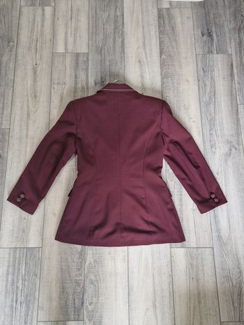 Blazer croisé prune