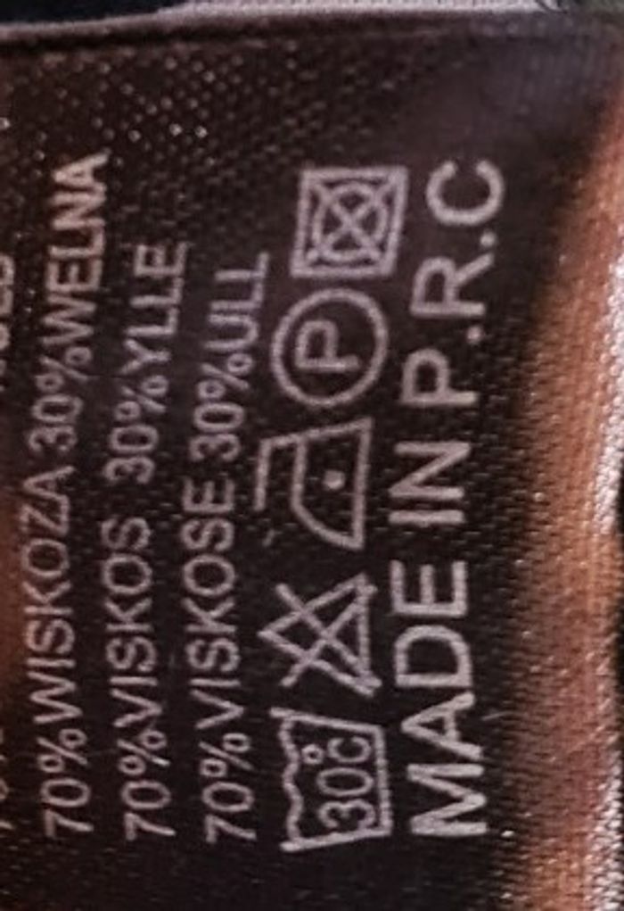 Grande écharpe verte motif feuilles - photo numéro 4