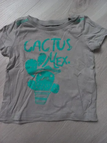 Tee-shirt manches courtes In extenso 74 cm