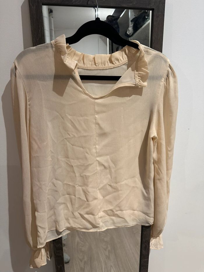 Blouse évasé manches longues