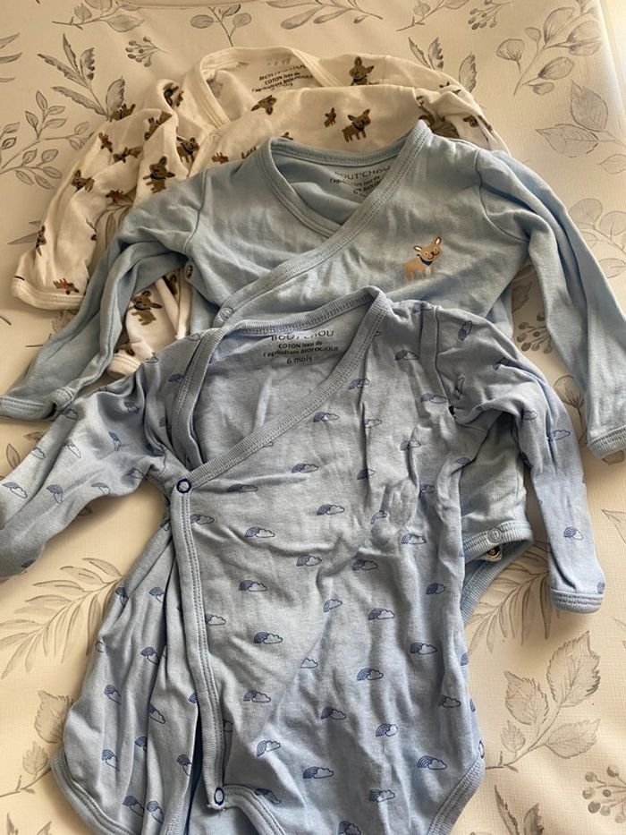 Lot de 3 bodys boutchou