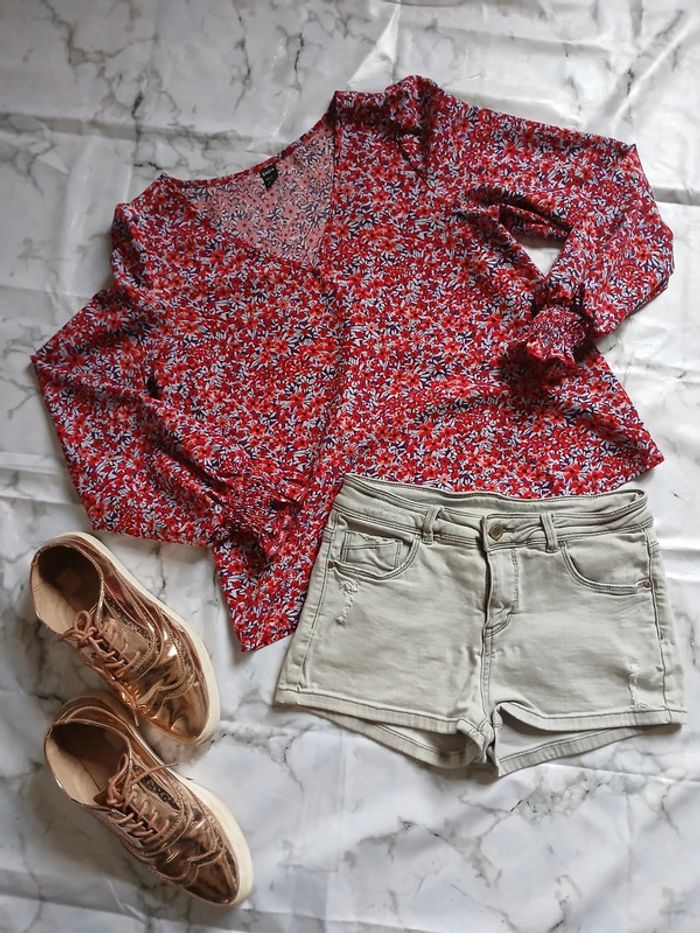 Blouse fleurie Shein taille S