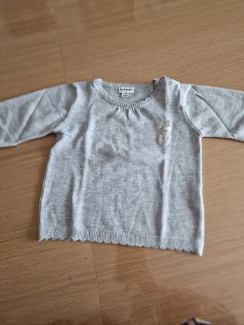 Pull gris magnifique