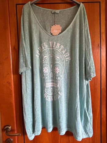 Tunique skull rock & roll April Vintage oversize