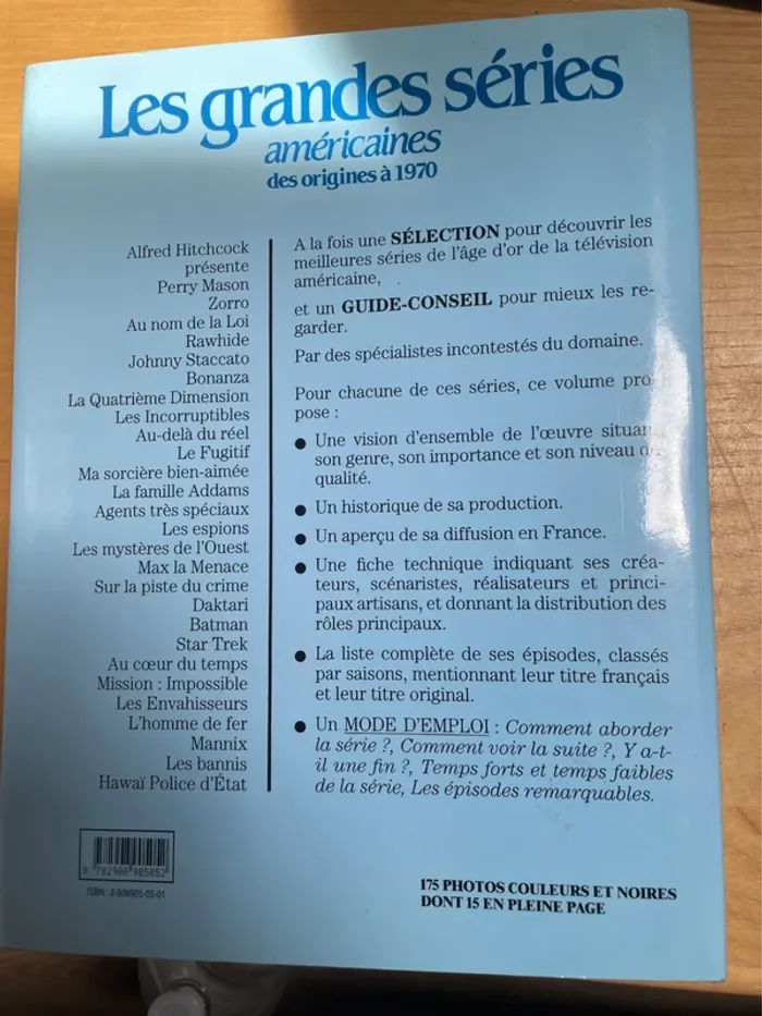 Rare Livre Les Grandes Séries Américaines Des Origines à 1970 (1994) Tb État. - photo numéro 2
