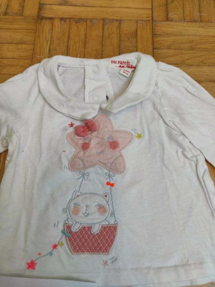 Manche longue blanc - photo numéro 2