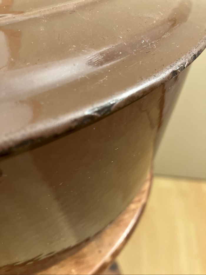 Vintage-Cocotte en fonte marron-Le Creuset - photo numéro 6