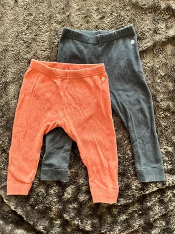 Lot de 2 leggings petit bateau 12 mois
