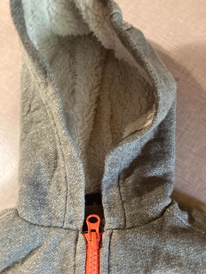 Veste à capuche doublée sherpa Sergent Major – 2 ans (92 cm) - photo numéro 4