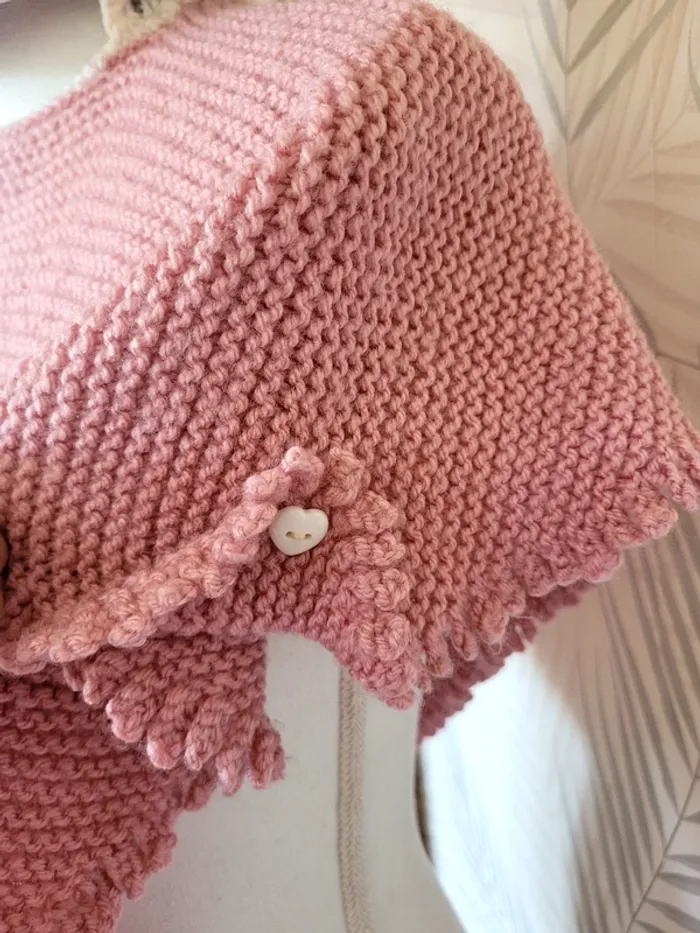 Poncho fille taille 9/12 mois bébé - photo numéro 5