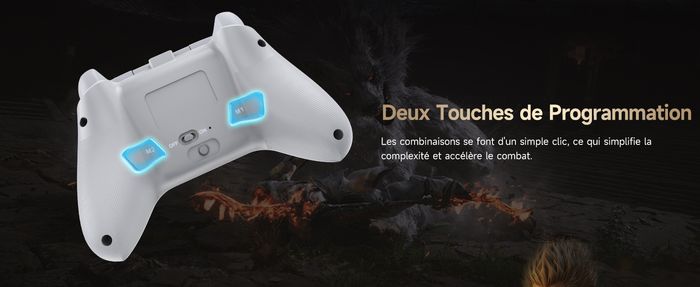 Manette EasySMX X15 Sans Fil RGB – Compatible PC, Switch, Android, iOS, Tesla - photo numéro 9