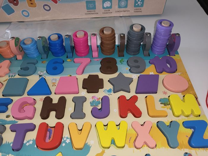 Jeu d apprentissage en bois - photo numéro 3