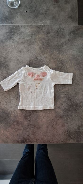 T-shirt longues manches 1 mois