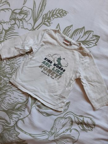 Tee-shirt manche longue Winnie l'ourson 9mois